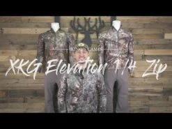 King's Camo XKG Elevation 1/4 Zip Tee 10 King's Camo XKG Elevation 1/4 Zip Tee -Outdoor Clothing hqdefault 5 30