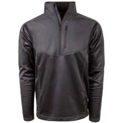 King's Camo Hunter 1/4 Zip Pullover -Outdoor Clothing king s camo hunter 1 4 zip pullover charcoal