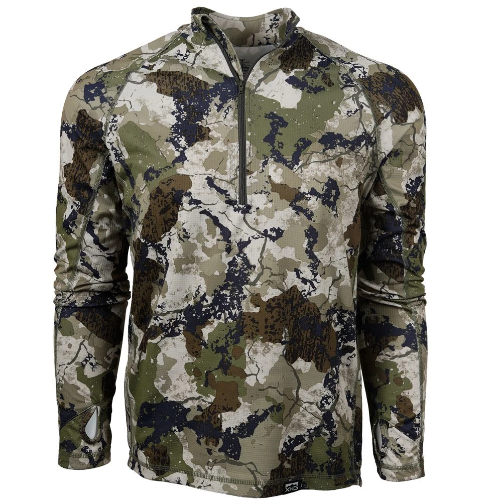 King's Camo XKG Elevation 1/4 Zip Tee 3 King's Camo XKG Elevation 1/4 Zip Tee