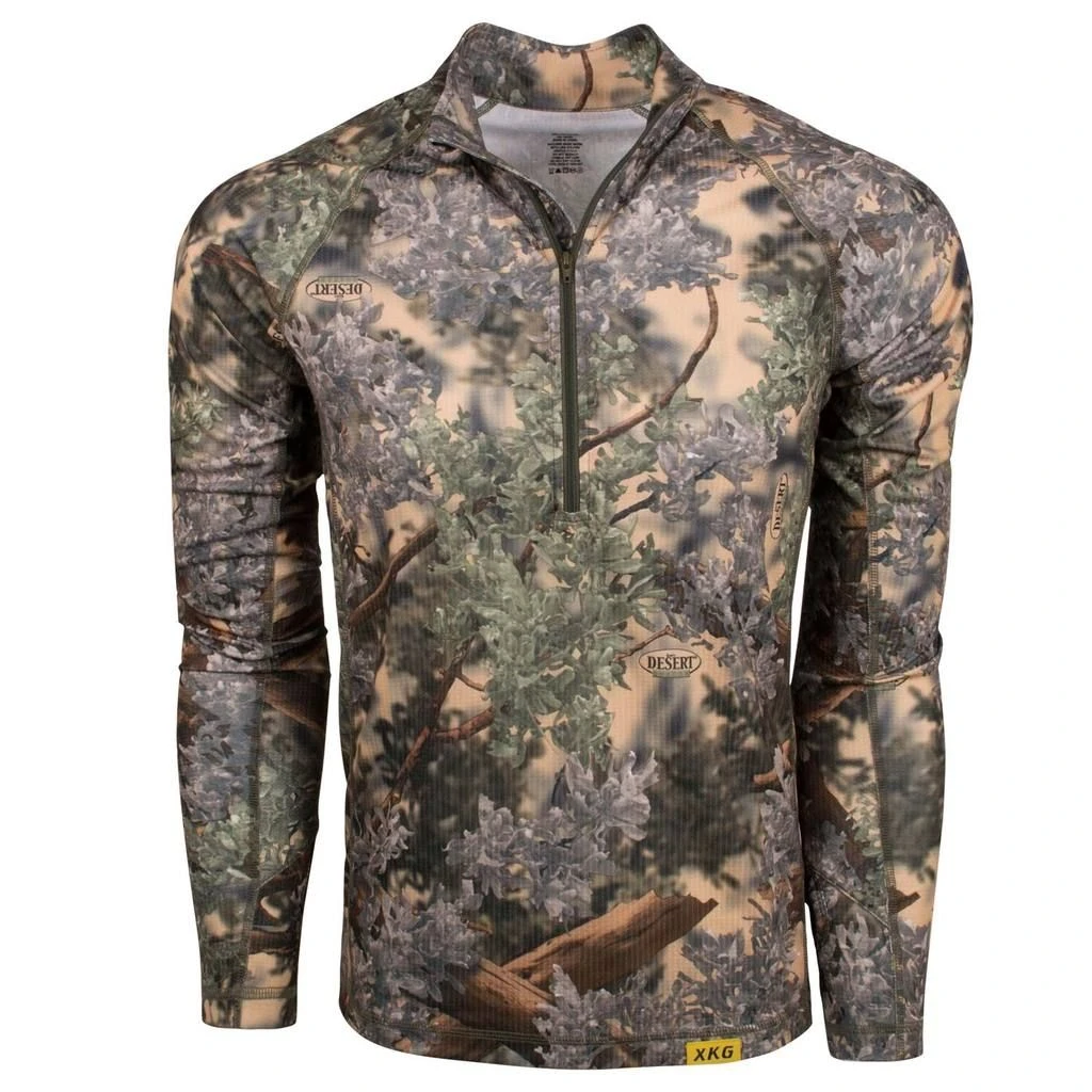 King's Camo XKG Elevation 1/4 Zip Tee 4 King's Camo XKG Elevation 1/4 Zip Tee - Image 2