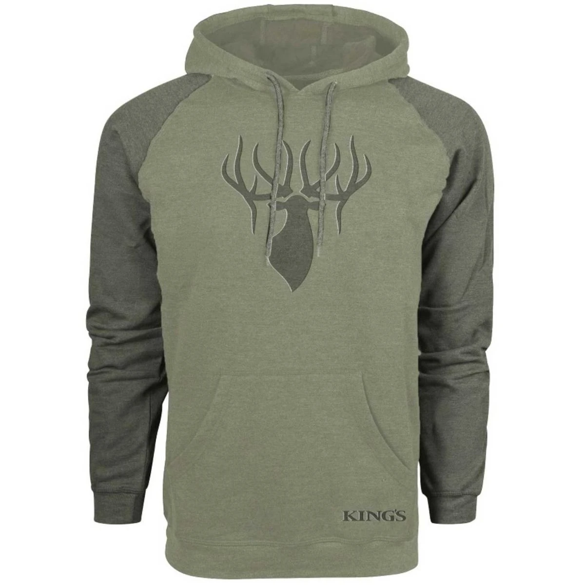King's Camo Logo Triblend Fleece Hoodie 3 King's Camo Logo Triblend Fleece Hoodie