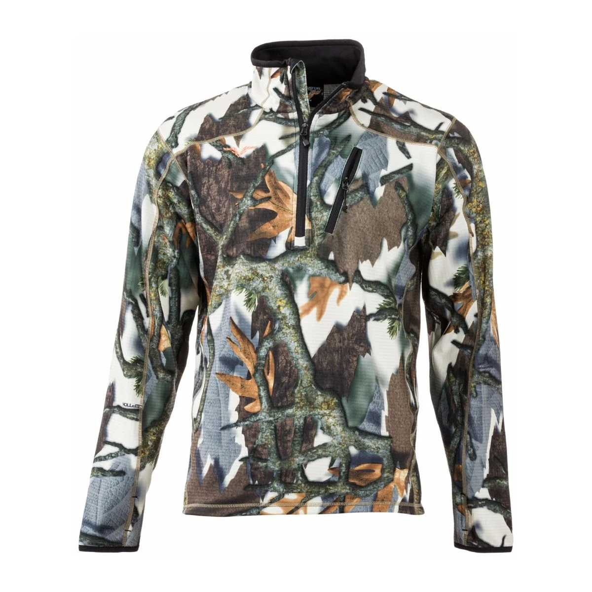 Predator Camo Kompass Fleece Performance 1/4 Zip Jacket 4 Predator Camo Kompass Fleece Performance 1/4 Zip Jacket - Image 2
