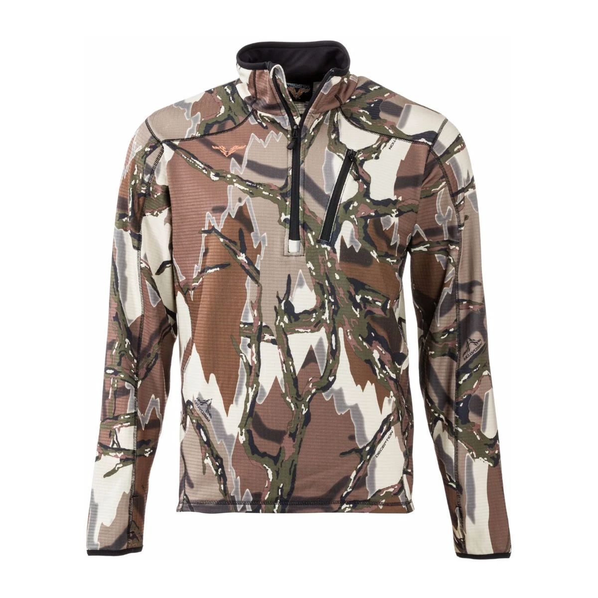 Predator Camo Kompass Fleece Performance 1/4 Zip Jacket 3 Predator Camo Kompass Fleece Performance 1/4 Zip Jacket
