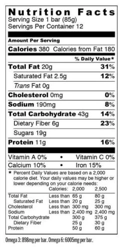 PROBAR Meal Peanut Butter Bar - 12-Pack -Outdoor Clothing probar peanut butter nutrition 1