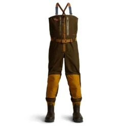 Sitka Delta Zip Wader -Outdoor Clothing sitka delta zip wader earth 1