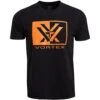 Vortex Split Screen Short Sleeve Shirt -Outdoor Clothing vortex split screen short sleeve shirt black front